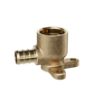 Picture of 1/2" F1807 x FIP Brass PEX 90° Drop Ear Elbow, 3 Ears, Bag of 25
