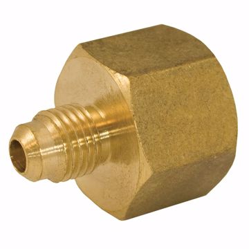 Picture of 1/2" x 3/4" Brass Flare x FIP Coupling
