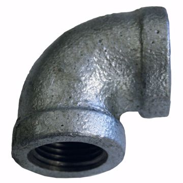 Picture of 1" Galvanized Iron 90° Elbow, Banded