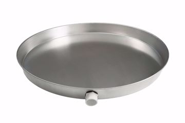 Picture of 26" Aluminum Round Water Heater Pan with 1" PVC Fitting