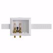 Picture of Washing Machine Box, Quarter Turn Right Outlet with Single Lever Valve and Water Hammer Arrestor, 1/2" MIP/SWT Connection