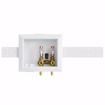 Picture of Washing Machine Box, Quarter Turn Left Outlet with Single Lever Valve and Water Hammer Arrestor, 1/2" CPVC Connection