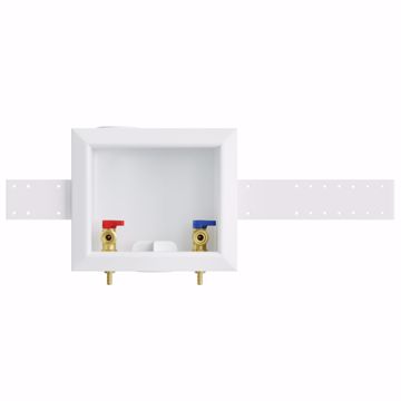 Picture of Washing Machine Box, Quarter Turn Center Outlet, 3/8" PEX F1807 Connection