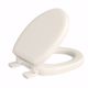 Picture of Bone Soft Toilet Seat, Closed Front with Cover, QuicKlean® Hinges, Round