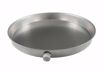 Picture of 22" Aluminum Round Water Heater Pan with 1" PVC Fitting