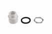 Picture of 30" Aluminum Round Water Heater Pan with 1" PVC Fitting