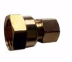 Picture of 3/8" x 1/2" Brass Compression x FIP Connector