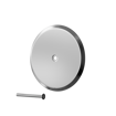 Picture of 6" Stainless Steel Cleanout/Extension Cover, Floor Mount with 4" Bolt (16 Gauge)