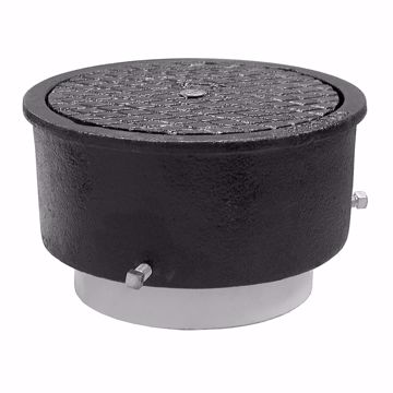 Picture of Adjustable Cleanout with 4" ABS Pipe Fit Cleanout and Cast Iron Cover
