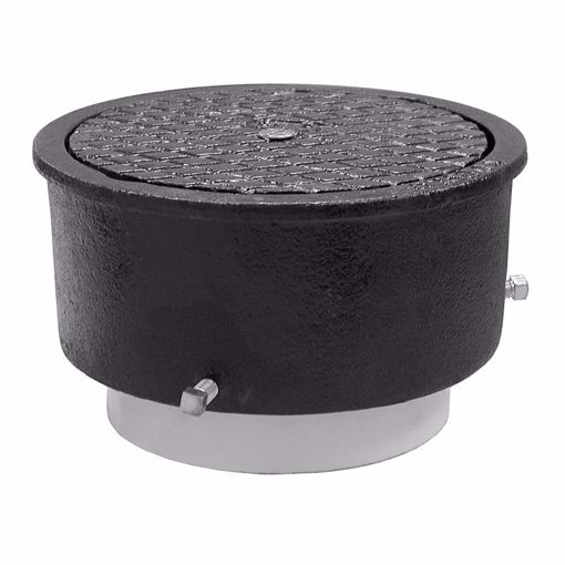 Picture of Adjustable Cleanout with 4" ABS Pipe Fit Cleanout and Cast Iron Cover