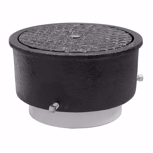 Picture of Adjustable Cleanout with 4" ABS Hub Fit Cleanout and Cast Iron Cover
