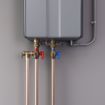 Picture of 3/4" SWT Tankless Water Heater Valve Service Kit with Pressure Relief Valve and Gas Connector