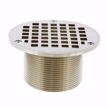 Picture of 3" x 5" Nickel Bronze LevelBest® Extended Spud and Strainer