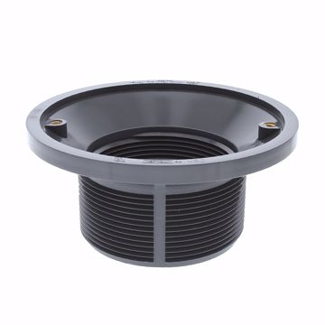 Picture of 3-1/2" PVC Cleanout Spud with Internal Threads