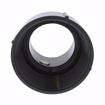 Picture of 3" x 4" Gray PVC Pipe Fit Base with 4" Thread