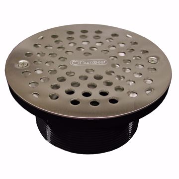 Picture of 4" ABS Spud with 6-1/8" Nickel Bronze Strainer