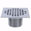 Picture of 2" Chrome Plated Brass Spud with 4-1/4" Chrome Plated Square Strainer