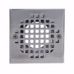 Picture of 2" Chrome Plated Brass Spud with 4-1/4" Chrome Plated Square Strainer