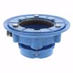 Picture of 2" Cast Iron No Caulk Floor Drain with 7" Pan and 4" Polished Brass Strainer