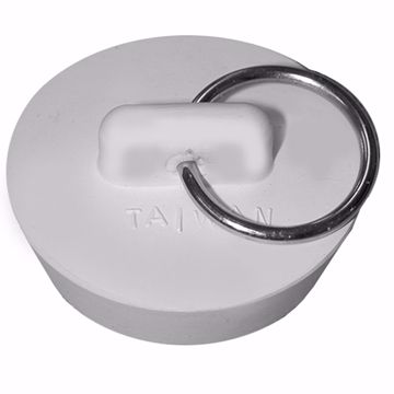 Picture of White Basin and Tub Stopper 1-1/2" Trade Size