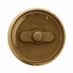 Picture of 2" Slotted Brass Cleanout Plug with 5/16" Tapped Hole