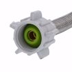 Picture of 3/8" Compression x 7/8" BC x 9" Braided Stainless Steel Toilet Connector
