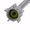 Picture of 3/8" Compression x 7/8" BC x 16" Braided Stainless Steel Toilet Connector