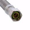 Picture of 3/8" Compression x 7/8" BC x 16" Braided Stainless Steel Toilet Connector