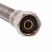 Picture of 1/2" Compression x 7/8" BC x 9" Braided Stainless Steel Toilet Connector