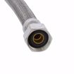 Picture of 1/2" Compression x 7/8" BC x 12" Braided Stainless Steel Toilet Connector