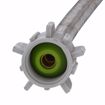 Picture of 1/2" Compression x 7/8" BC x 12" Braided Stainless Steel Toilet Connector