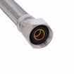 Picture of 1/2" Compression x 7/8" BC x 16" Braided Stainless Steel Toilet Connector