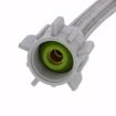Picture of 1/2" Compression x 7/8" BC x 16" Braided Stainless Steel Toilet Connector