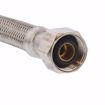 Picture of 1/2" Compression x 7/8" BC x 20" Braided Stainless Steel Toilet Connector