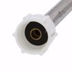 Picture of 1/2" FIP x 7/8" BC x 9" Braided Stainless Steel Toilet Connector