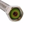 Picture of 1/2" FIP x 7/8" BC x 20" Braided Stainless Steel Toilet Connector