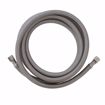 Picture of 1/4" Compression x 1/4" Compression x 84" Braided Stainless Steel Ice Maker Connector