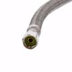 Picture of 1/4" Compression x 1/4" Compression x 84" Braided Stainless Steel Ice Maker Connector