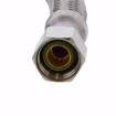 Picture of 3/8" Compression x 3/8" Compression x 48" Braided Stainless Steel Dishwasher Connector with 3/8" MIP 90° Elbow