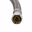 Picture of 3/8" Compression x 3/8" Compression x 60" Braided Stainless Steel Dishwasher Connector with 3/8" MIP 90° Elbow