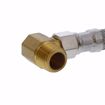 Picture of 3/8" Compression x 3/8" Compression x 72" Braided Stainless Steel Dishwasher Connector with 3/8" MIP 90° Elbow