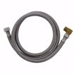Picture of 1/2" Compression x 3/8" Compression x 48" Braided Stainless Steel Dishwasher Connector with 3/8" MIP 90° Elbow