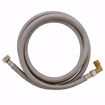 Picture of 1/2" Compression x 3/8" Compression x 72" Braided Stainless Steel Dishwasher Connector with 3/8" MIP 90° Elbow