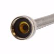 Picture of 3/4" FEM Hose x 3/4" FEM Hose x 12" Braided Stainless Steel Washing Machine Connector