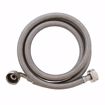 Picture of 3/4" FEM Hose x 3/4" FEM Hose 60" Braided Stainless Steel Washing Machine Connector with 90° Elbow