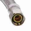 Picture of 3/8" Compression x 3/8" Compression x 60" Braided Stainless Steel Dishwasher Connector with 3/4" Female Garden Hose Thread with 90° Elbow Fitting and 3/8" MIP 90° Elbow
