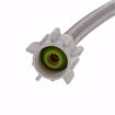 Picture of 3/8" Flare x 7/8" BC x 20" Braided Stainless Steel Toilet Connector