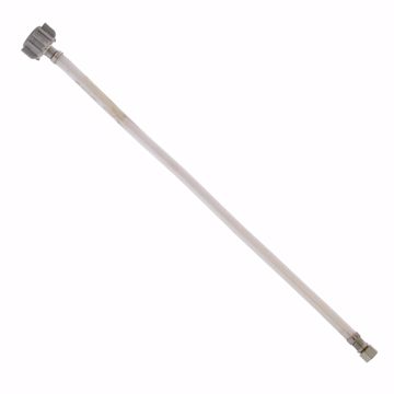 Picture of 3/8" Compression x 7/8" BC x 20" Flexible Vinyl Toilet Connector