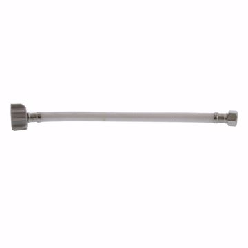 Picture of 1/2" Compression x 7/8" BC x 12" Flexible Vinyl Toilet Connector
