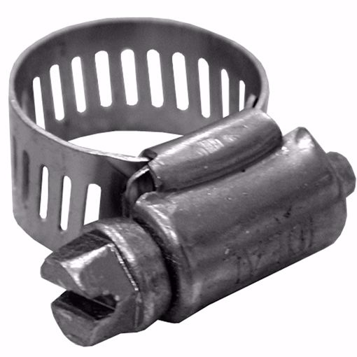 Picture of 1-5/8" - 2-1/2" Gear Clamp with 1/2" Band, All Stainless, Box of 100